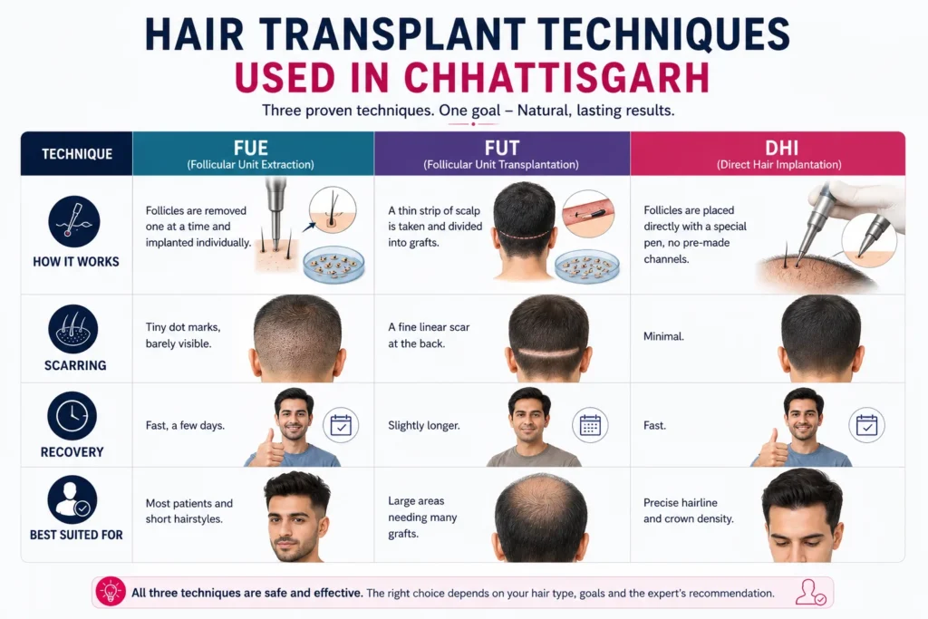Hair Transplant in Chhattisgarh